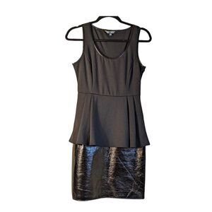 CATHERINE MALANDRINO NWT SOLID BLACK DRESS SIZE 6